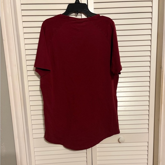 Gymshark Women's Maroon Logo Tee - Picture 3 of 3